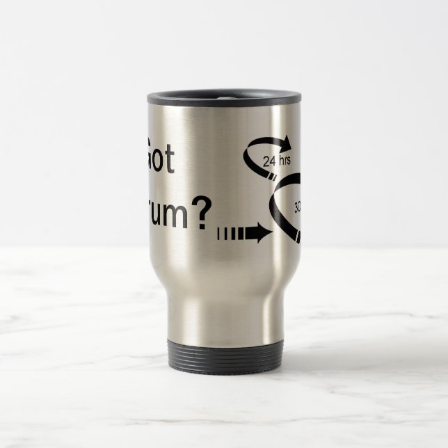 Viaje "Consiguió melé?" Taza de café (Centro)