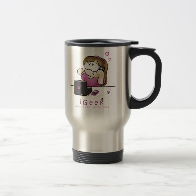 Viaje cosa de la taza del chica del iGeek (Derecha)