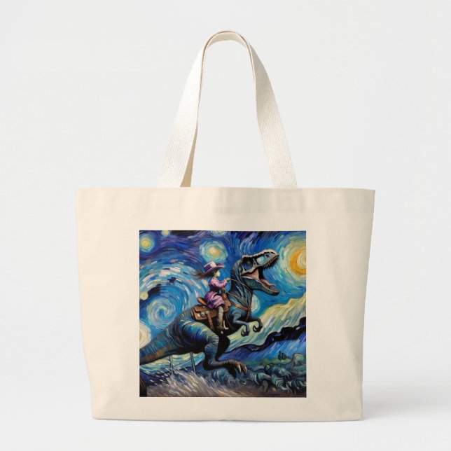 Viaje Cosmic Cowgirl - Bolsa Dino Ride Tote (Frente)