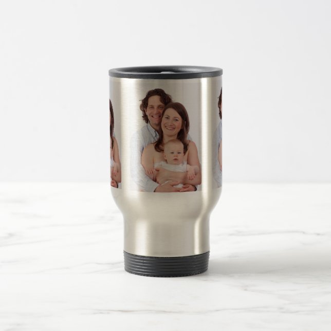 Viaje Cree la taza personalizada de la foto (Centro)