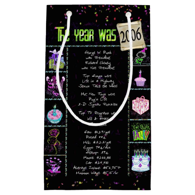 Viaje de año de nacimiento 2006 sobre bolsa de reg (Anverso)