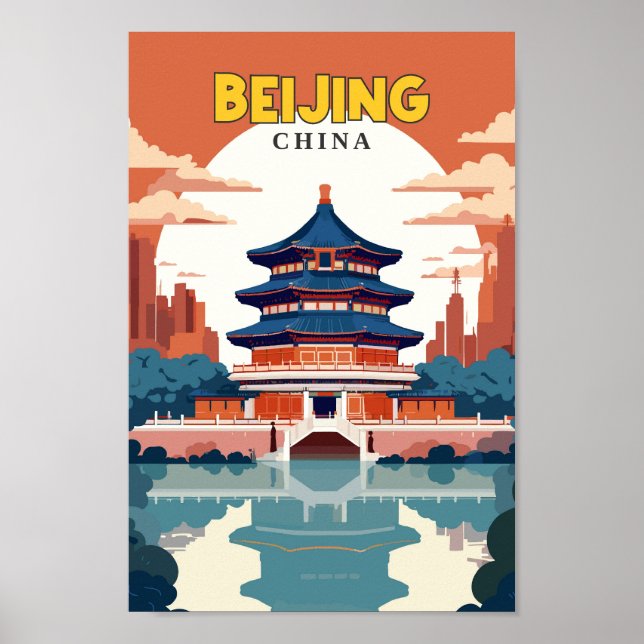 Viaje de arte de Beijing China (Frente)
