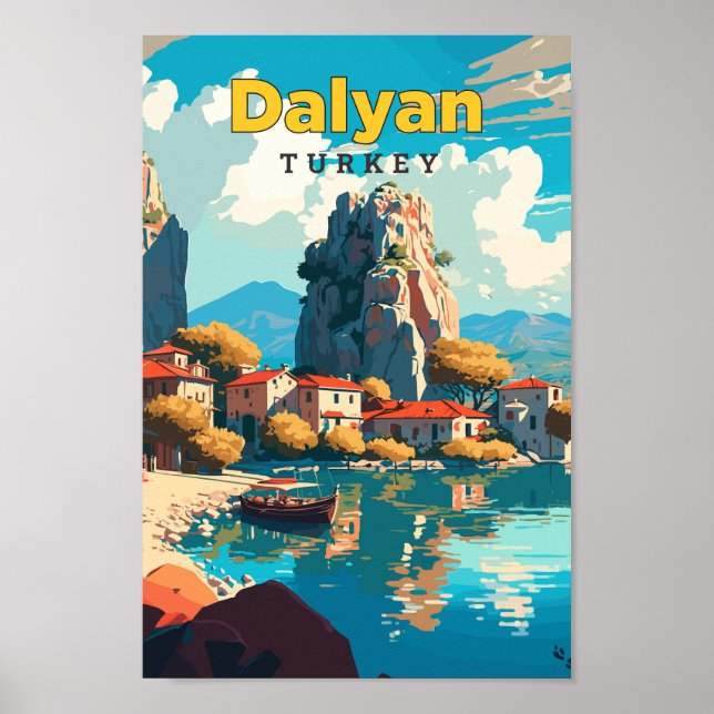 Viaje de arte de Dalyan Turquía (Frente)