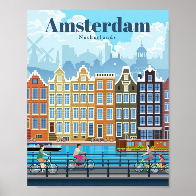 Viaje De Arte De Viaje A Ámsterdam (Frente)