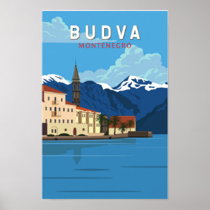Viaje de arte retro de Budva Montenegro