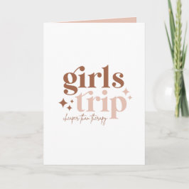Viaje de chicas más barato que la terapia Tarjeta 