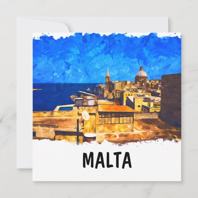 Viaje de cosecha de vintage en Malta Valletta (Anverso)
