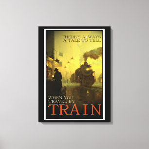 Viaje de cosecha por impresión de lienzo envuelto