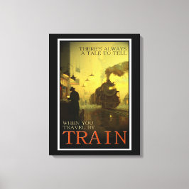 Viaje de cosecha por impresión de lienzo envuelto