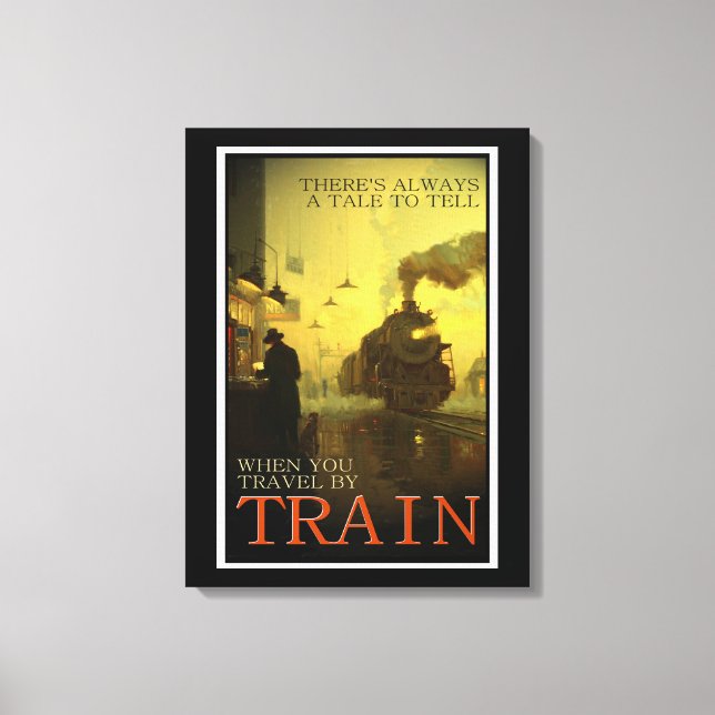 Viaje de cosecha por impresión de lienzo envuelto (Anverso)