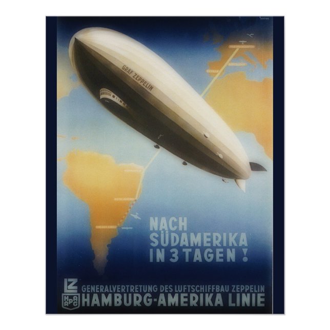 Viaje de cosecha - Poster de Graf Zeppelin (Anverso)