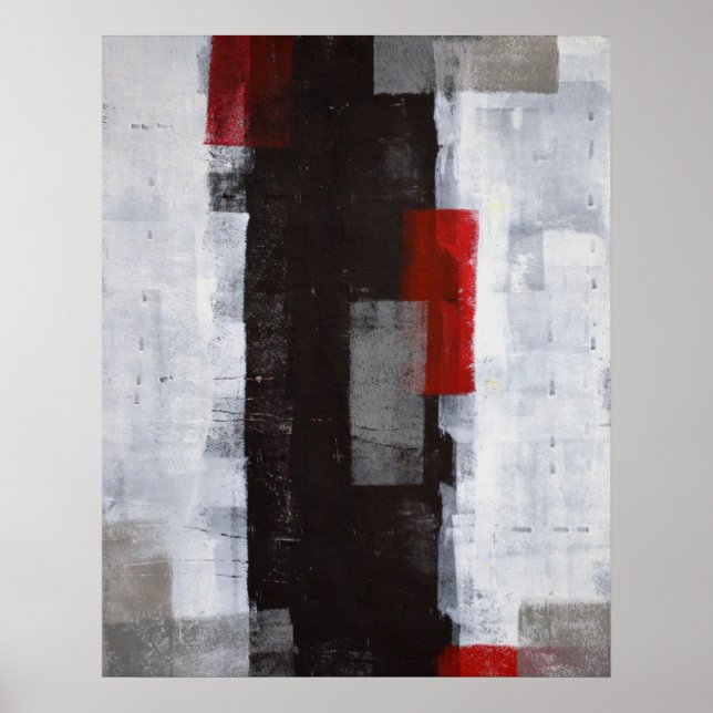 'Viaje de energía' Resumen de impresión de Poster  (Frente)