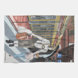 Viaje de la familia Elf en Alemania Toalla de coci