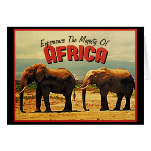 Viaje de los elefantes africanos