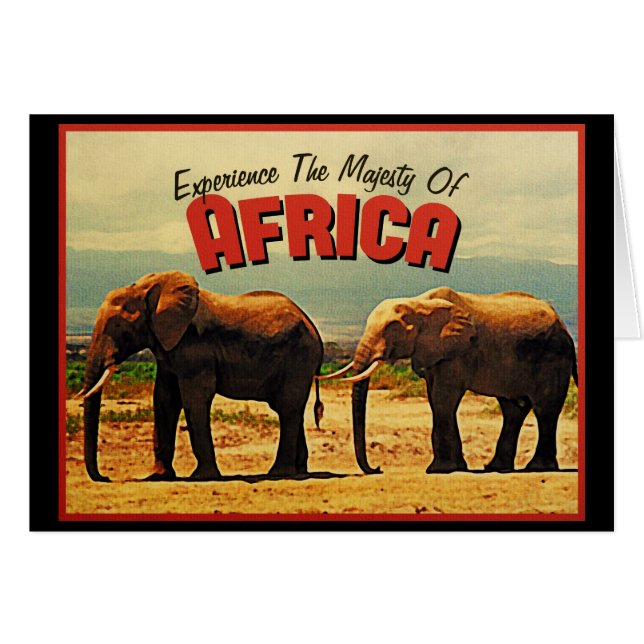 Viaje de los elefantes africanos (Anverso (Horizontal))
