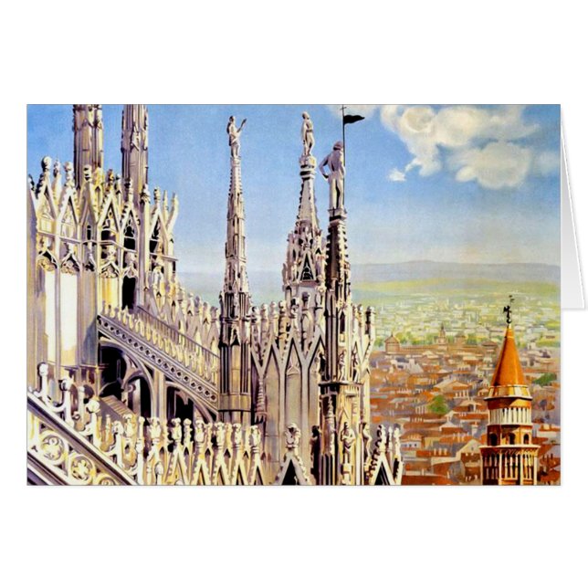 Viaje de Milán de Vintage (Anverso (Horizontal))