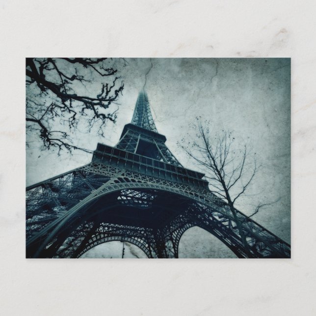 viaje de postales a la carta excursión por Eiffel (Anverso)