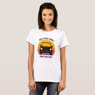 Viaje de primavera al atardecer Camiseta de mujer 