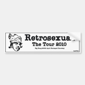 Viaje de Retrosexual - pegatina para el