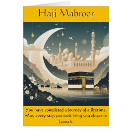 Viaje de una tarjeta Hajj de por vida