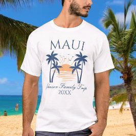 Viaje de vacaciones en familia Maui en camiseta
