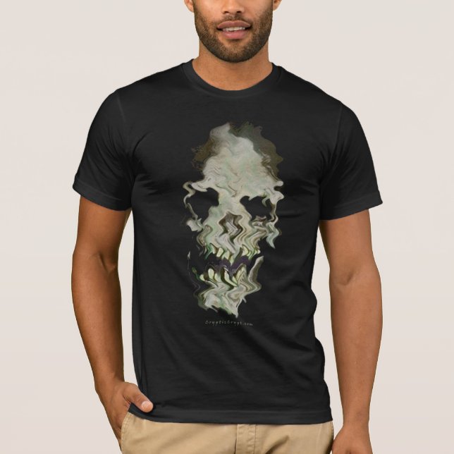 Viaje del cráneo - camisa masculina (Anverso)