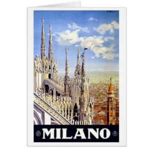 Viaje del vintage de Milano Italia