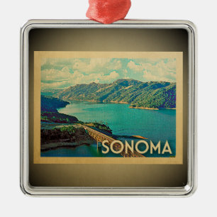 Viaje del vintage del ornamento de Sonoma