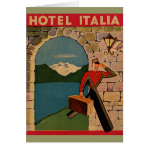 Viaje del vintage - hotel Italia