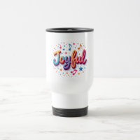 Diseño alegre de la taza de café - Afirmación posi