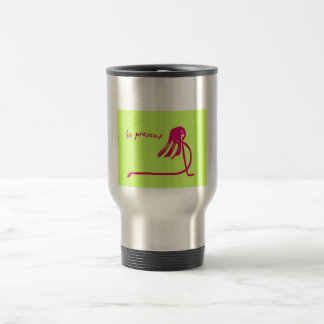 Viaje El chica de la yoga sea actual taza de café