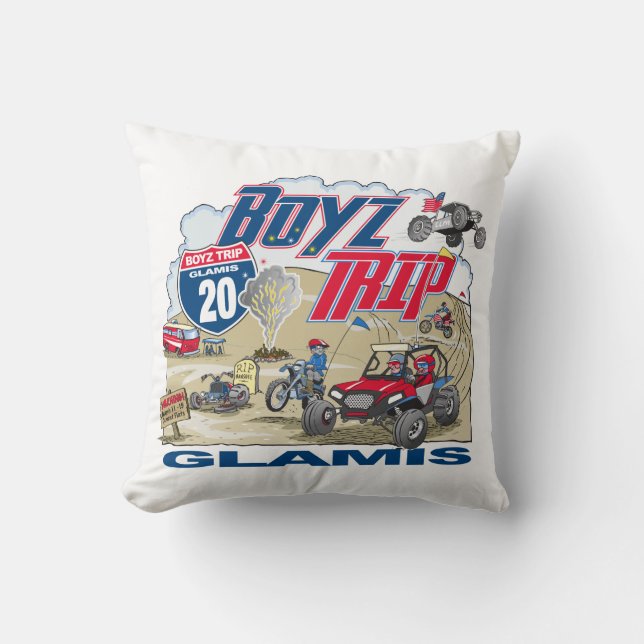 Viaje en Boyz de 2020: almohada de 16 pulgadas (Anverso)