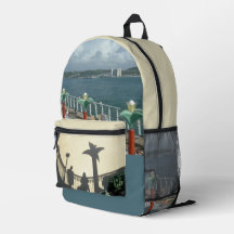 Viaje en crucero por toda la mochila impresa