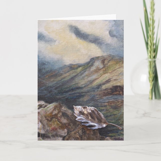 "Viaje en" tarjeta de felicitación de la hoja (Anverso)