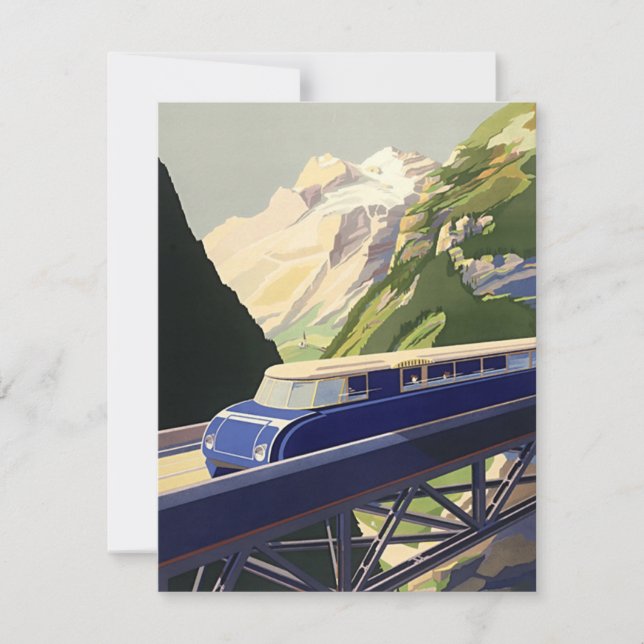 Viaje en tren de la Vieja Europa (Anverso)