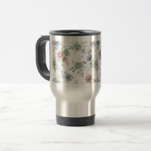Viaje Envoltura de Taza Floral Elegante – Personalizació