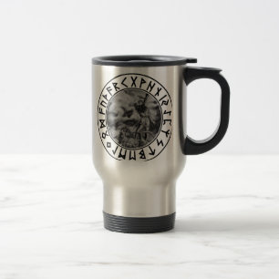 Viaje escudo de la runa del Thor de la taza
