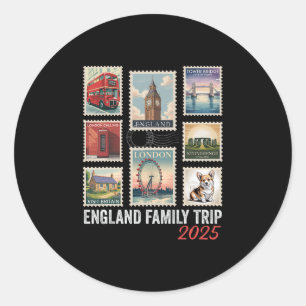 Viaje familiar a Inglaterra 2025 Sello postal Lond
