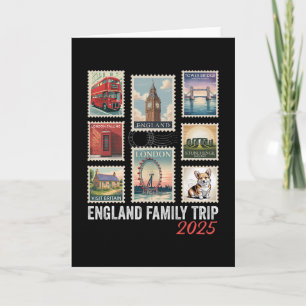 Viaje familiar a Inglaterra 2025 Sello postal Lond