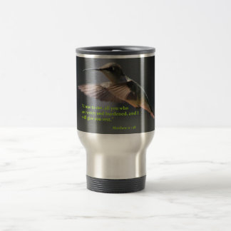 Viaje Fe del resto del colibrí de la taza del viaje………