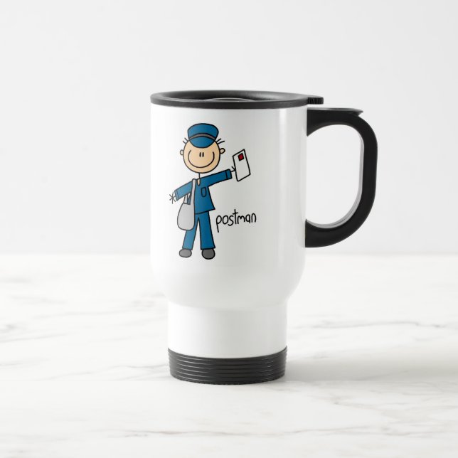 Viaje Figura taza del palillo del empleado de correos (Derecha)