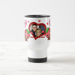 Viaje Foto del el día de San Valentín y taza de encarg