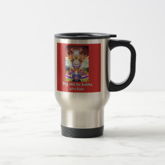 Viaje GRAN ÉXITO EN taza de café termal de la INDIA