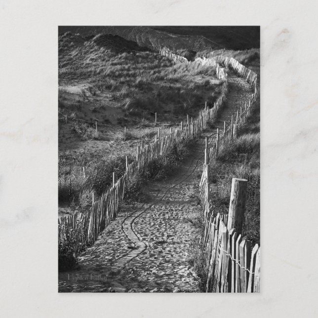 Viaje hecho, Bantham, postal Devon (Anverso)