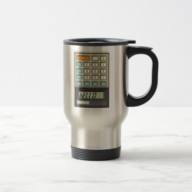 Viaje Hola taza de la calculadora (Derecha)