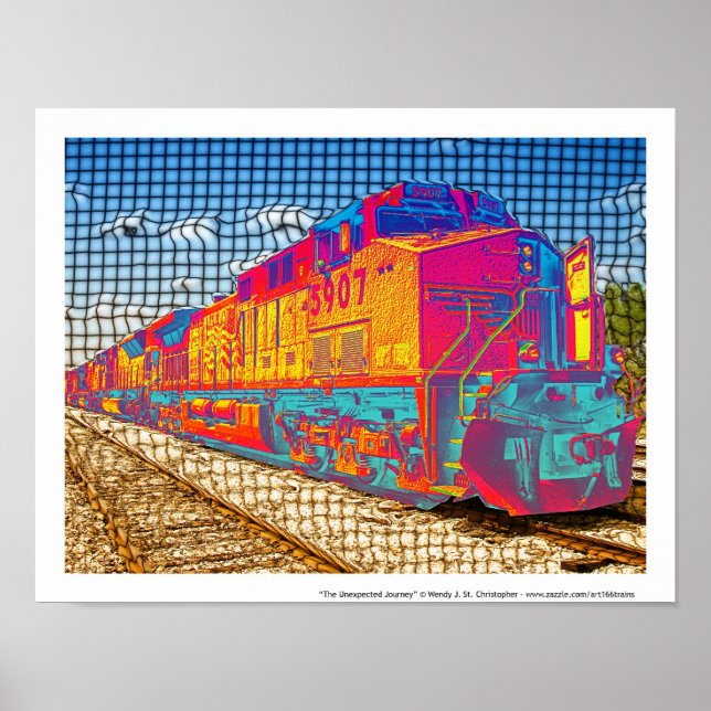 Viaje, impresión o Poster inesperados (Frente)