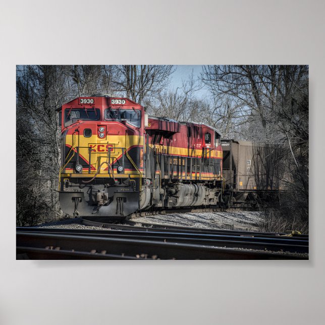 Viaje impulsado por vapor: Arte de tren antiguo (Frente)