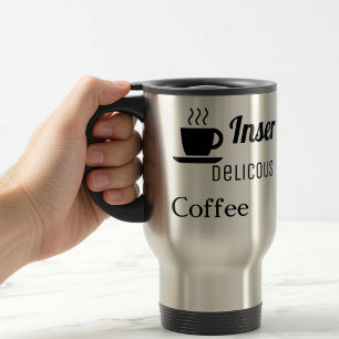 Viaje Inserte Taza de Café Delicioso para Zurdos