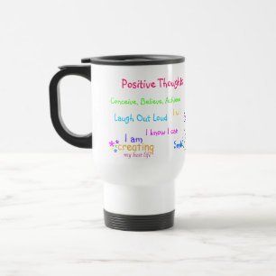 Viaje La mejor vida taza feliz de los pensamientos
