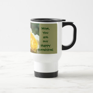 Viaje Mamá ¡Eres nuestro Sol Feliz! Taza de café Mamás